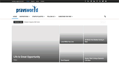 Desktop Screenshot of pravsworld.com